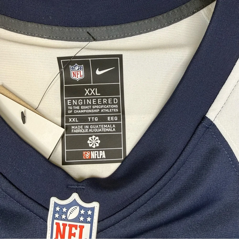 Nike Dak Prescott #4‎ Cowboys Jersey XXL Navy NFL Game Jersey NWT
